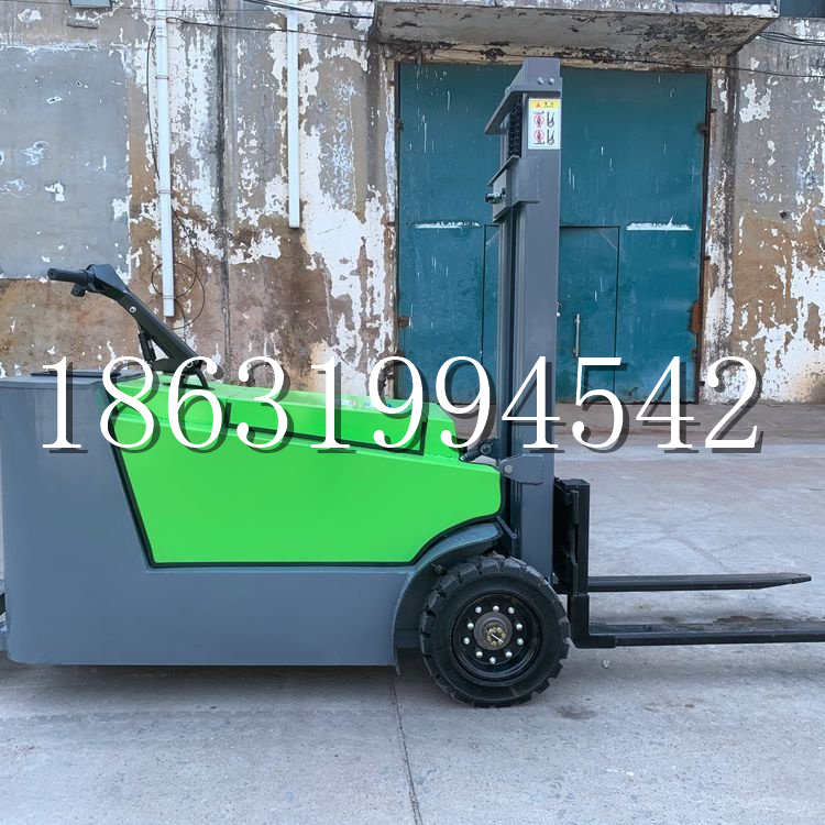 上街区小型电动叉车1吨2吨步行站驾式电瓶堆高充电装卸车液压升降车铲车